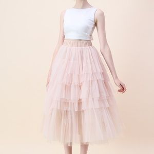 Love Me More Layered Tulle Skirt